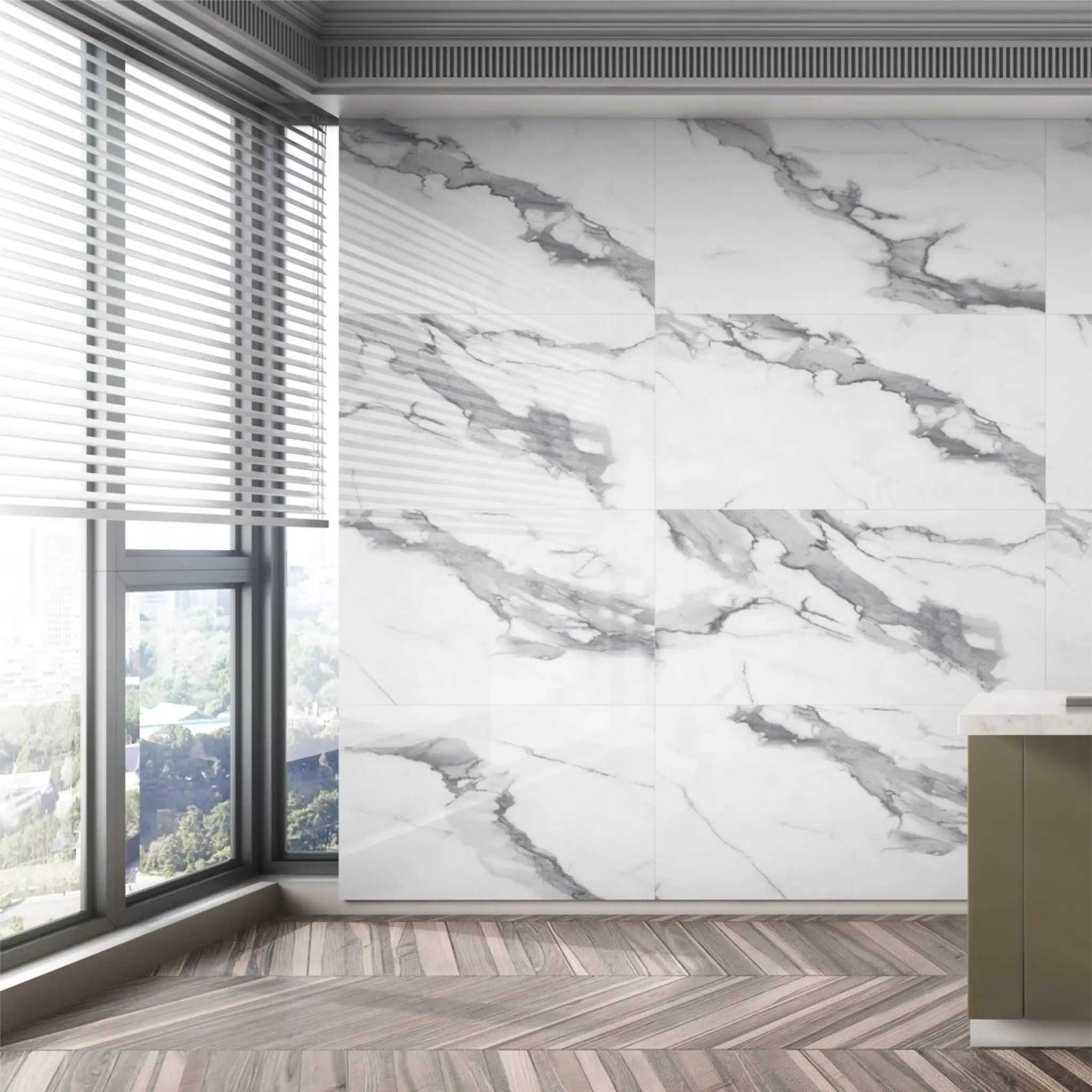 24x48 Statuario Porcelain Tiles Preview 24x48 Statuario Porcelain Tiles Preview